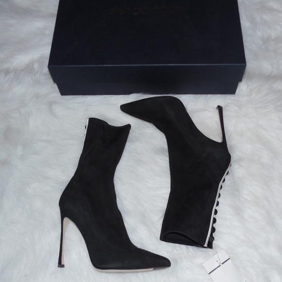 💋SOLD💋 🆕 Sergio Rossi Boots Size 7 to 7.5 - Picture 7 of 8
